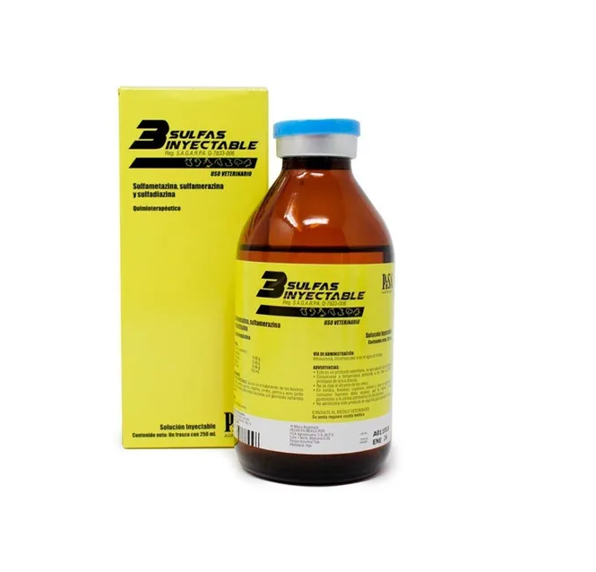 3 Sulfas solucion iny 250 ml 