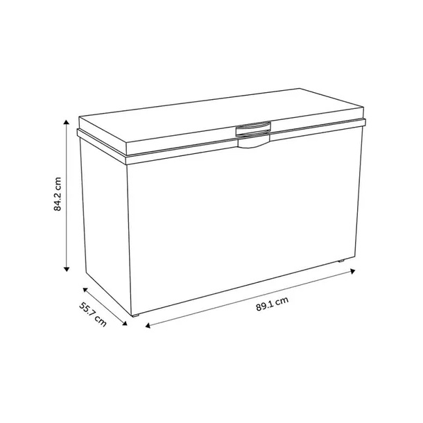 Congelador Puerta Cristal Función Dual FC70D6BWX 7p3 Hisense.