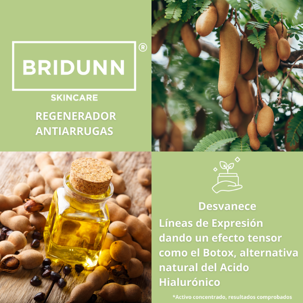 Kit Antiedad Crema Facial Antiarrugas Efecto Tensor y Suero Facial Antioxidante Natural BRIDUNN Skincare .