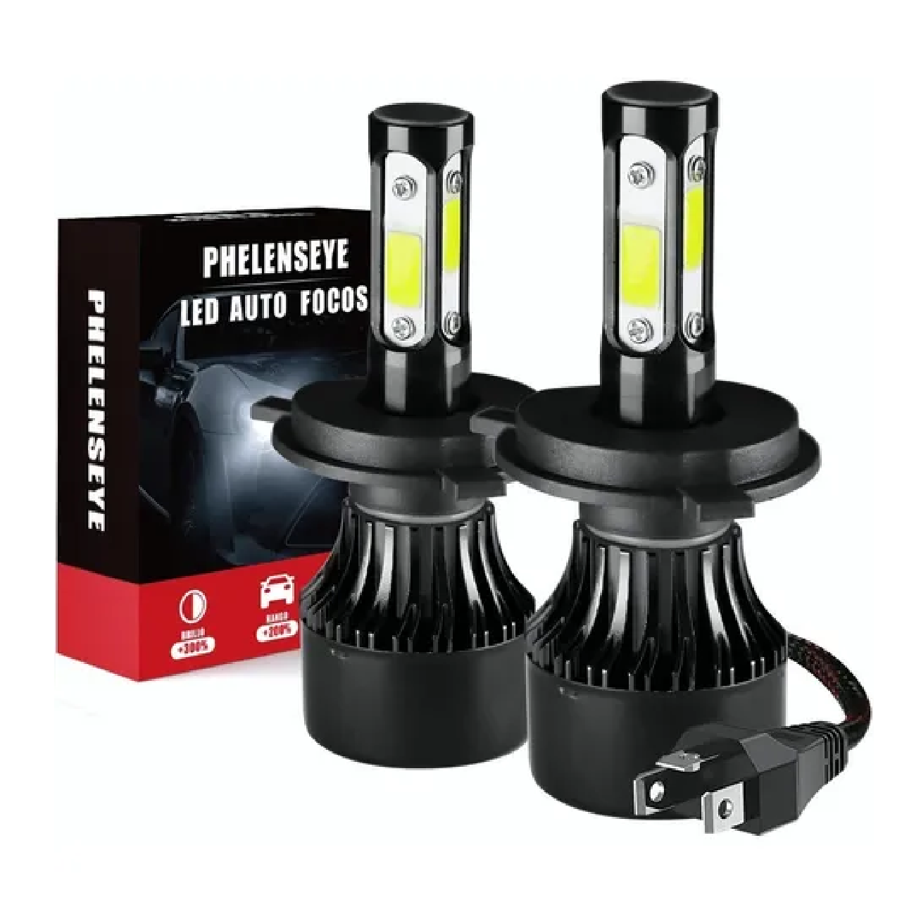 Kit De Faros Delanteros De 4 Lados H4