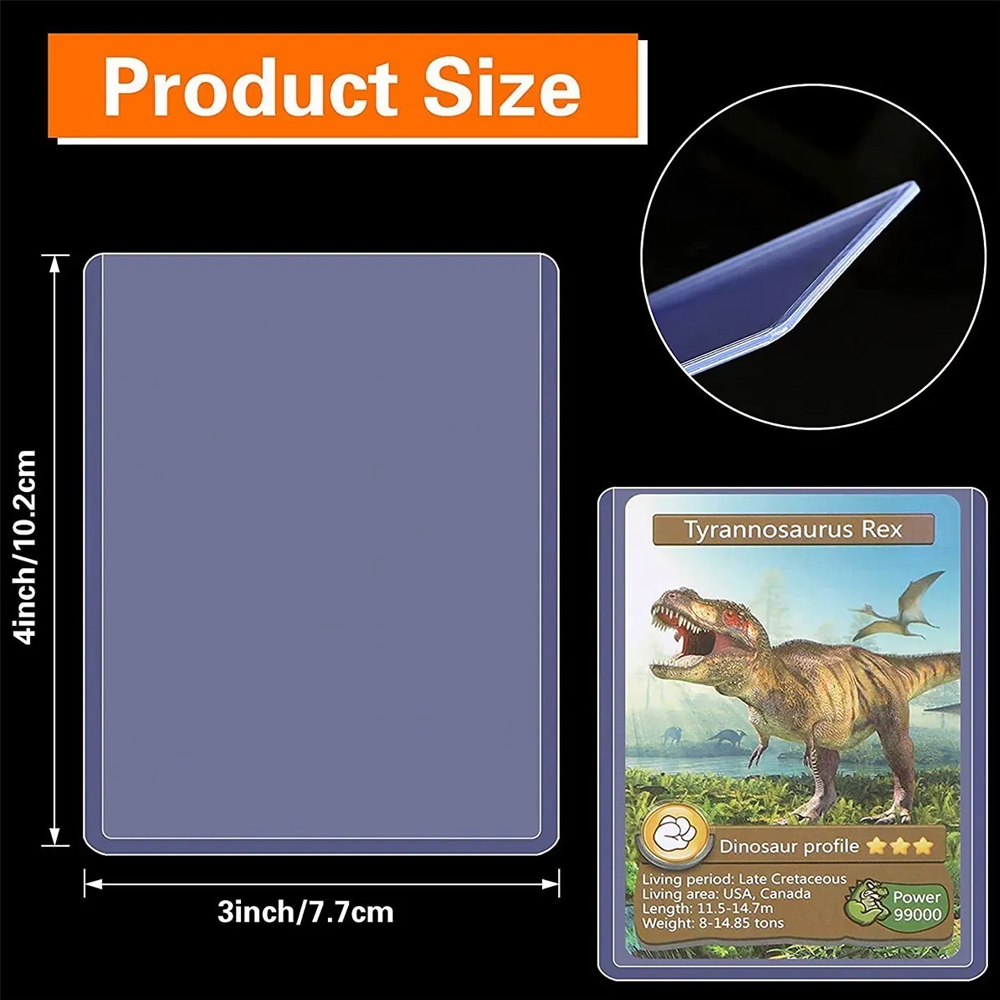 Caja Micas Rigidas 50 Piezas Para Yugioh, Pokemon Y Más