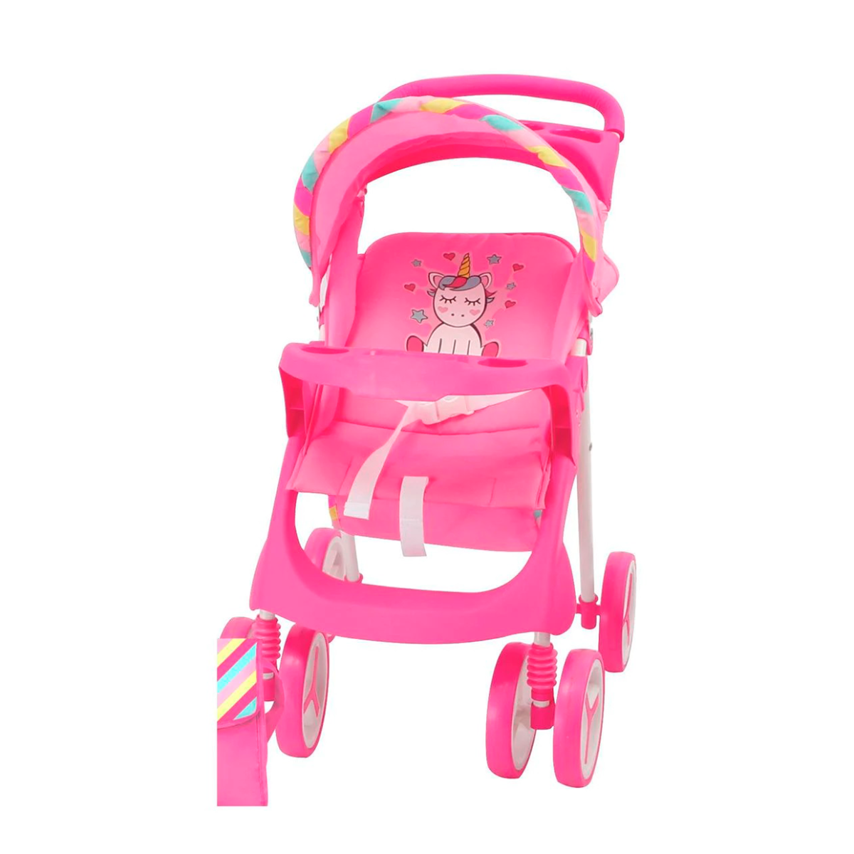 Combo Prinsel Carriola Maxi Doll Unicornio Rosa