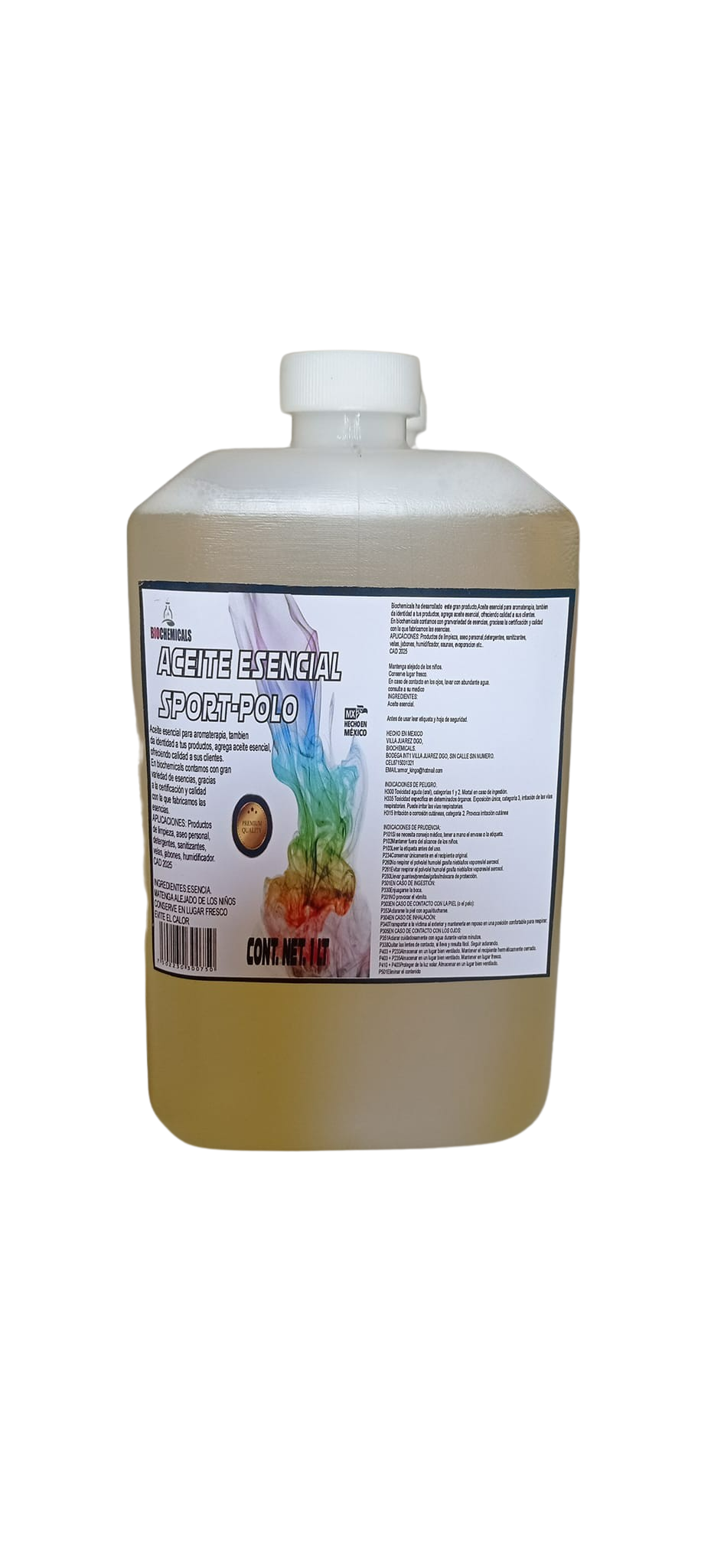 ACEITE ESENCIAL AROMA SPORT-POLO 1 LTO