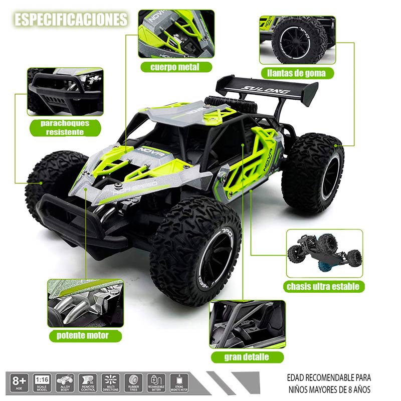 Control remoto Carros RC DE 2WD 22 km / h Vehículo todo terreno