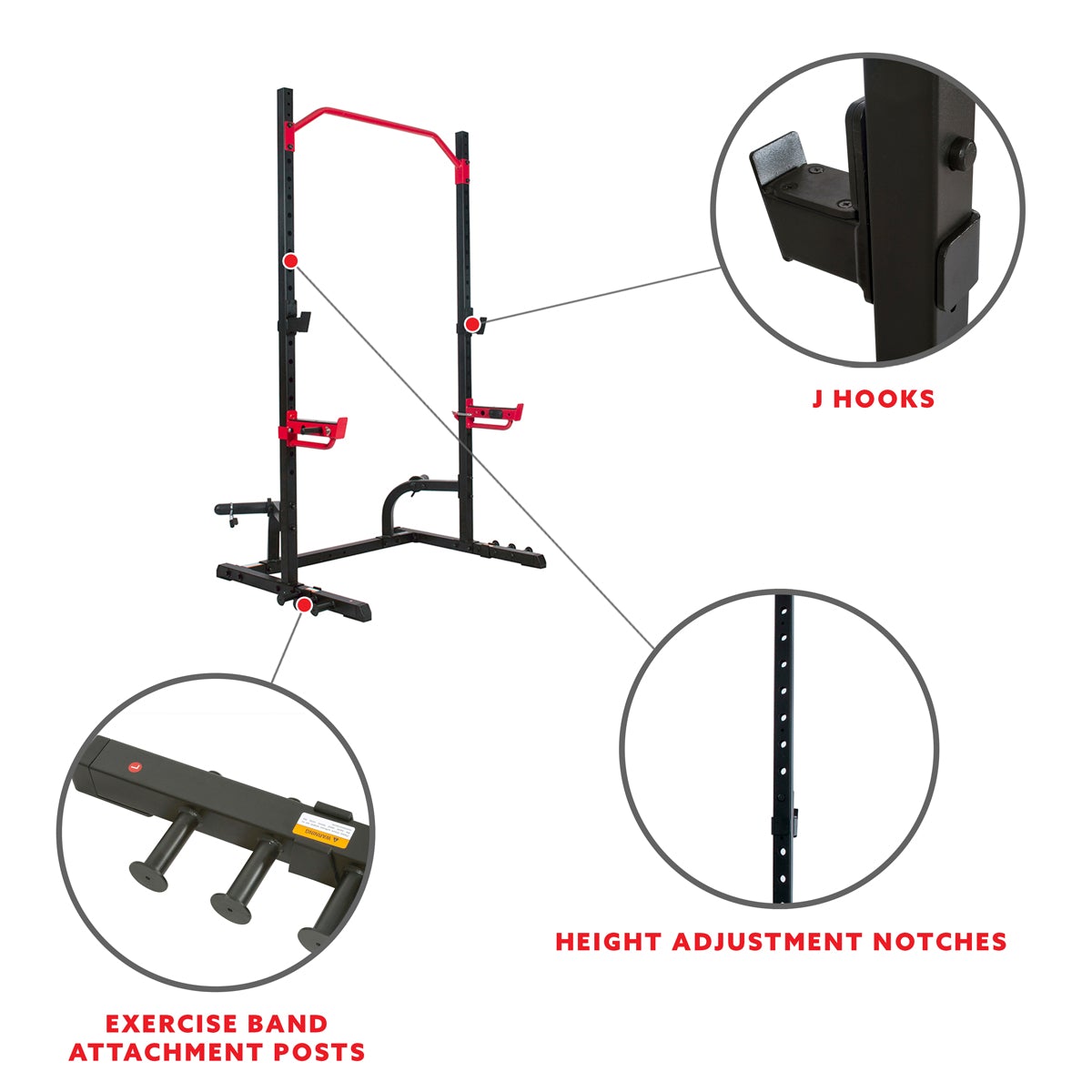 Rack De Potencia Squat Rack Para Sentadilla
