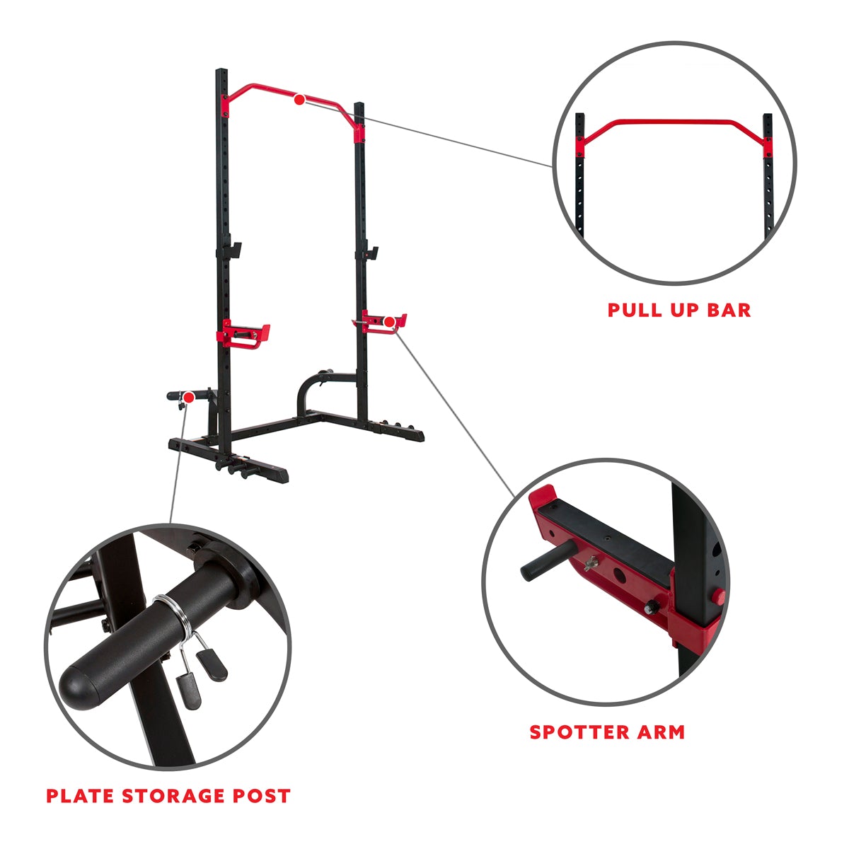 Rack De Potencia Squat Rack Para Sentadilla