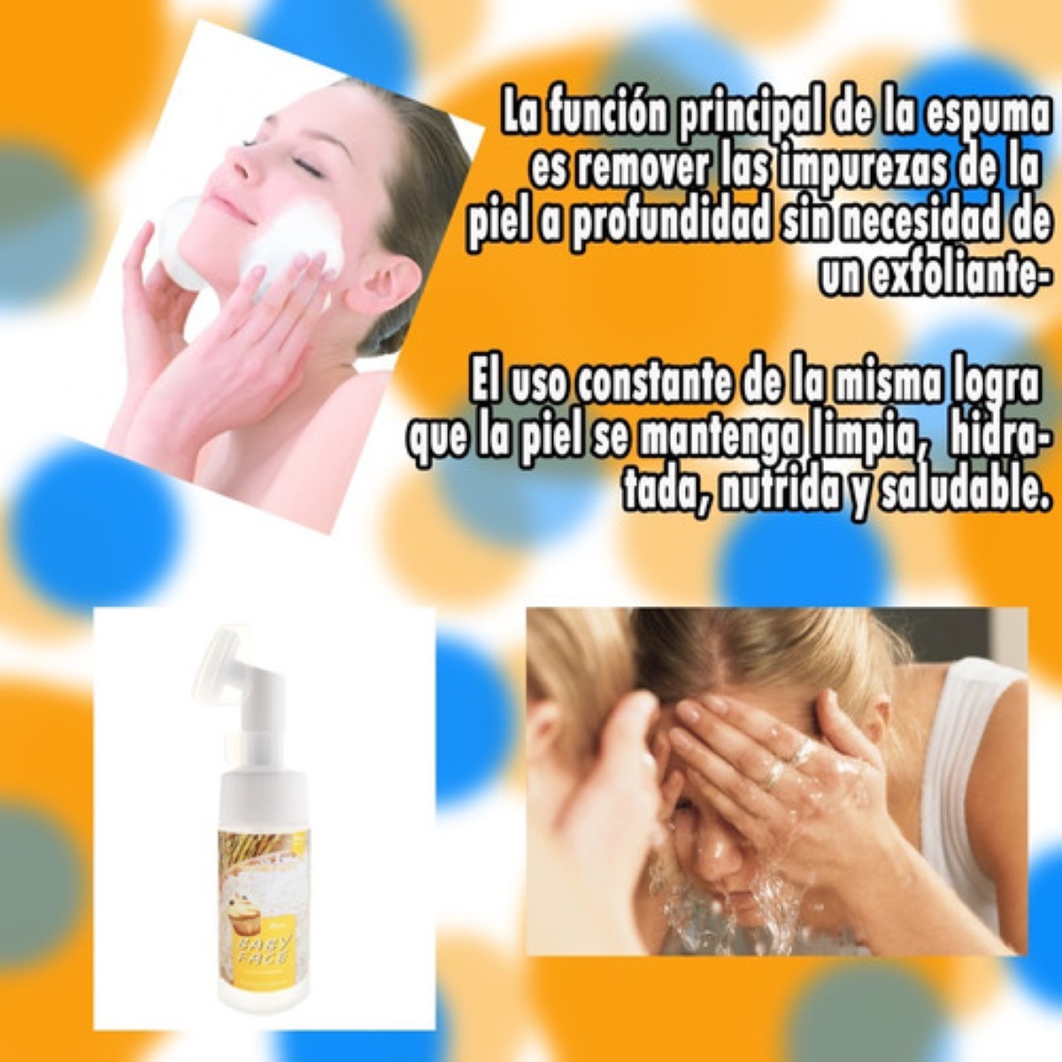 Limpieza Facial Espuma Limpiadora 