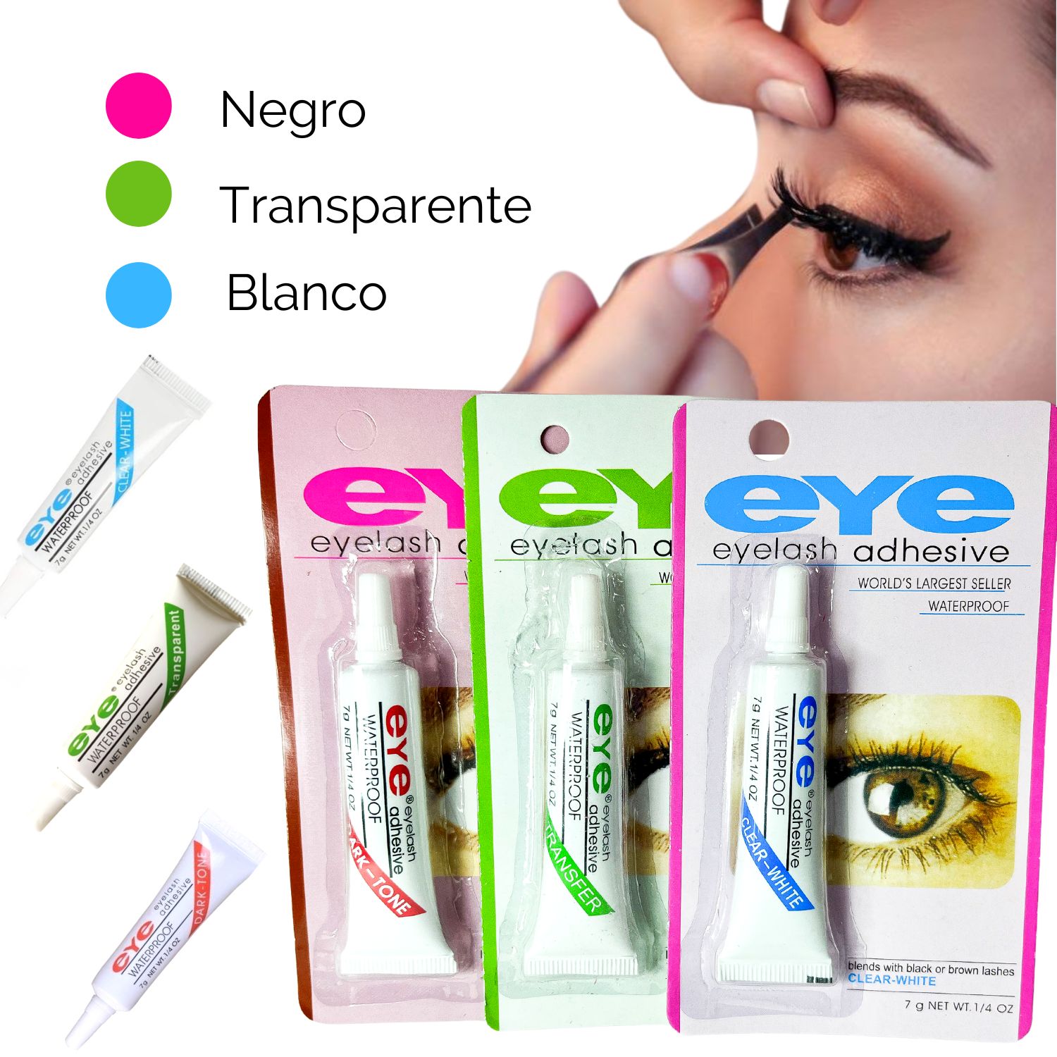 Pegamento Para Pestañas Postizas Eye En Tubo 1pz