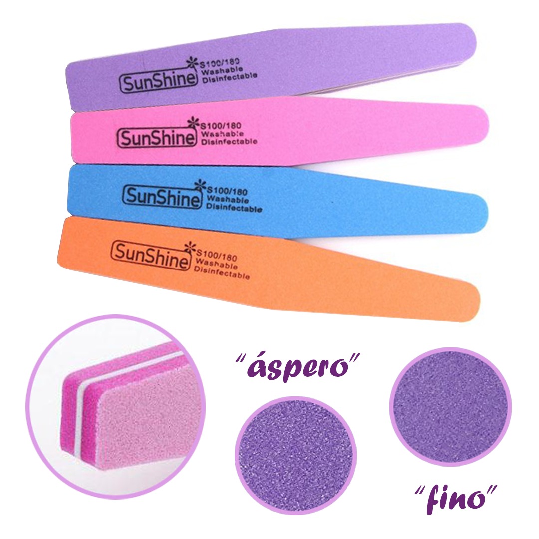 Lima Sponge De Uñas Naturales Acrílicas