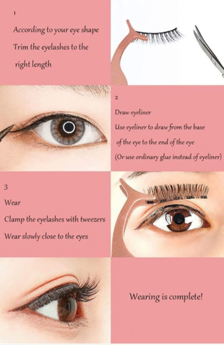 Pestañas Magneticas con Delineador de Ojos 5 Pares