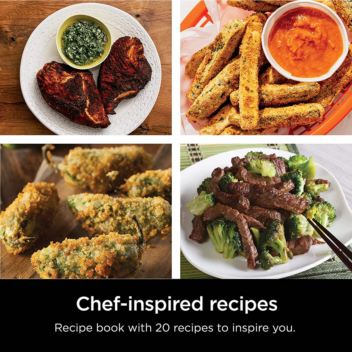 Freidora De Aire Capacidad de 3.8 Litros 1500 W Ninja AF101