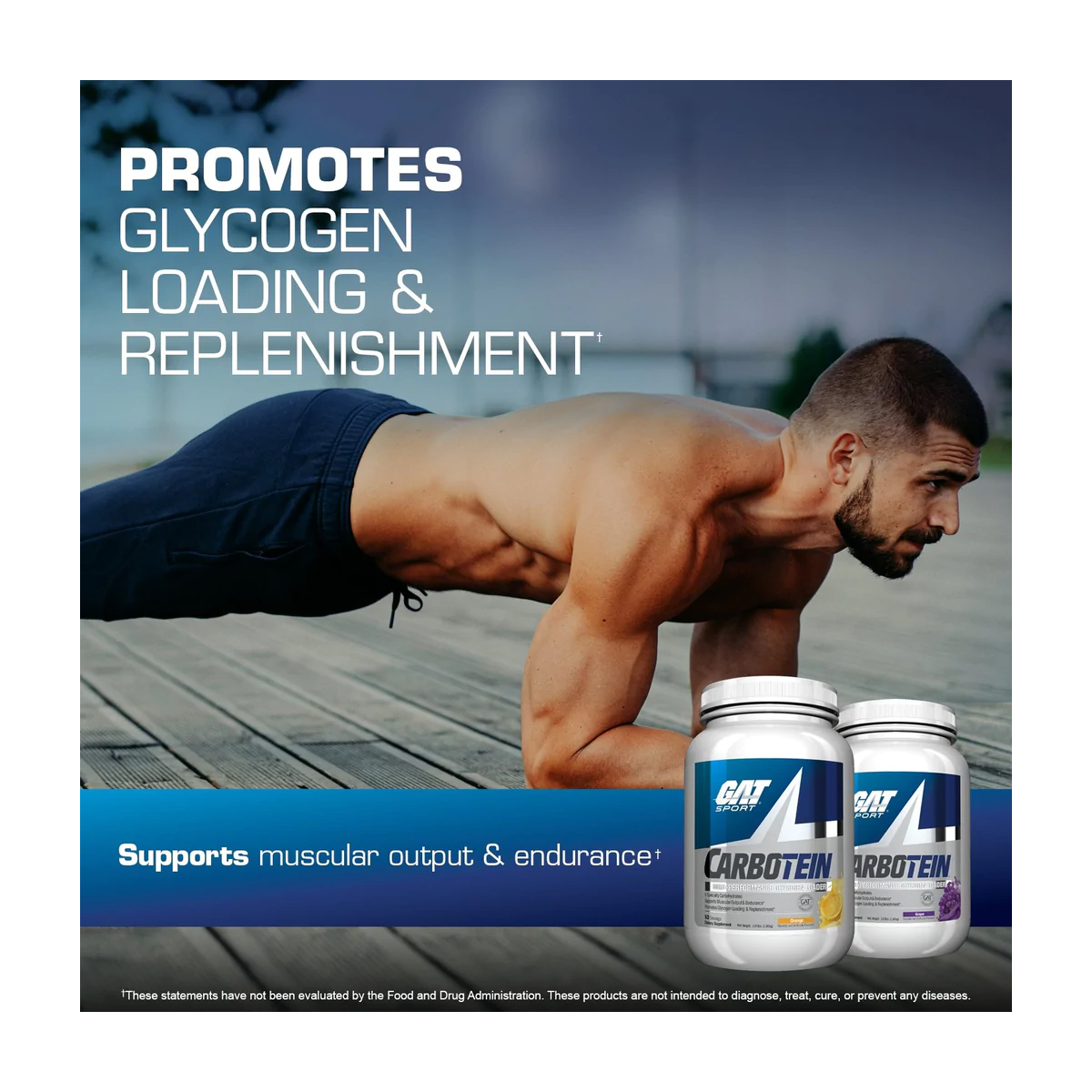 Gat Carbotein 1.8kg 50 Serv. - Naranja