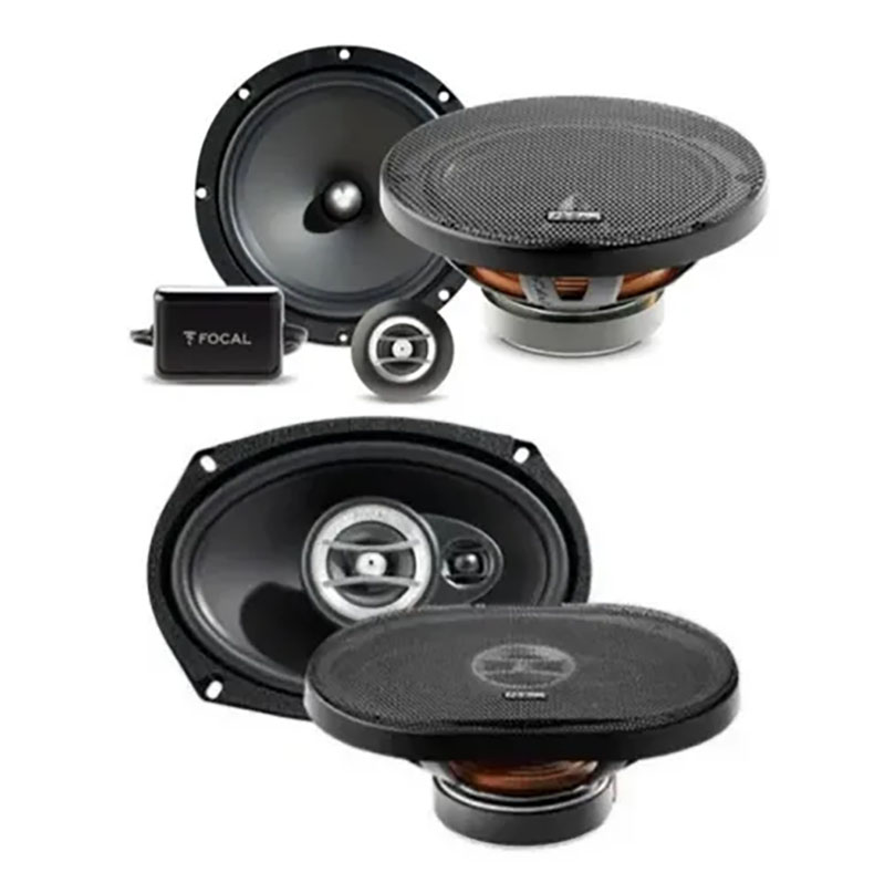 Paquete Set De Medios Y Bocinas Focal 6.5 6x9 Serie Auditor