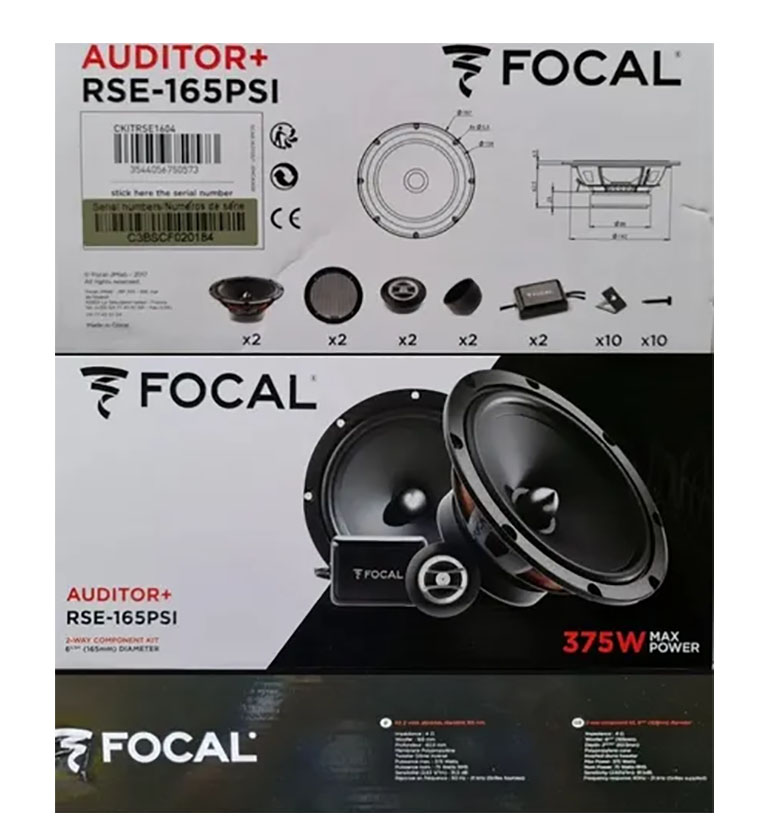 Paquete Set De Medios Y Bocinas Focal 6.5 6x9 Serie Auditor