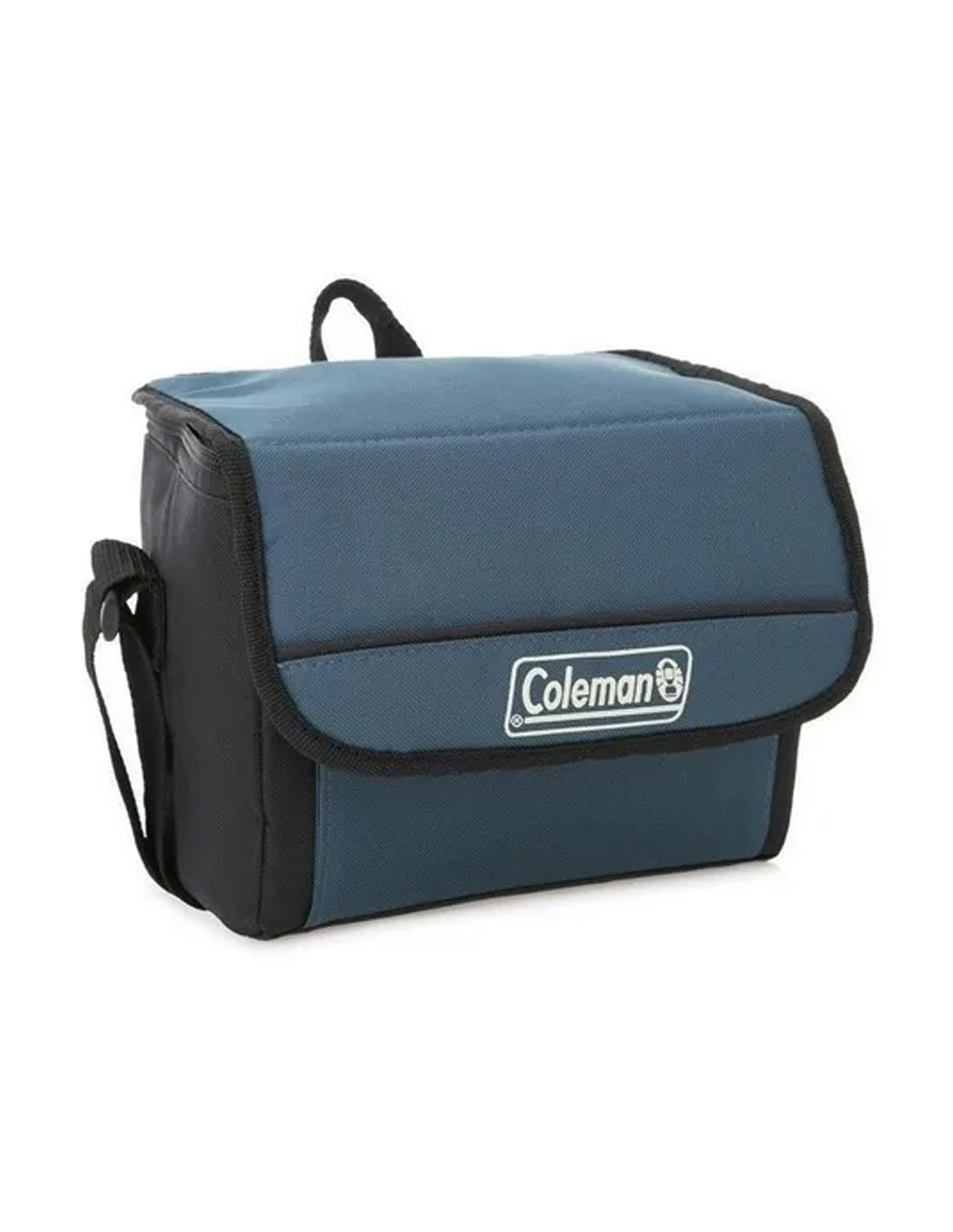 Hielera Térmica Plegable Coleman Con Cierre, 9 Latas, Azul