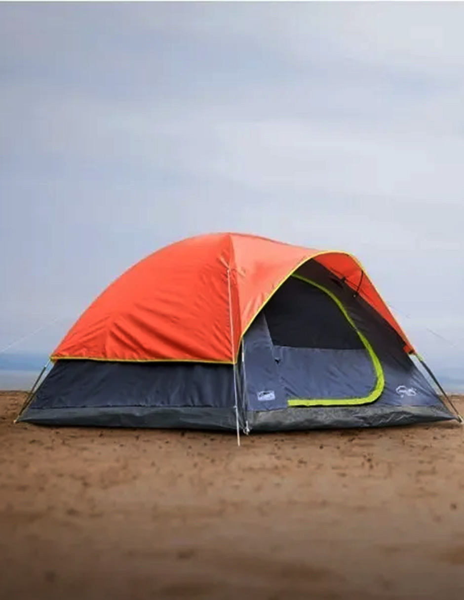 Casa Tienda De Campaña Tulum Coleman 2 Personas, Con Domo