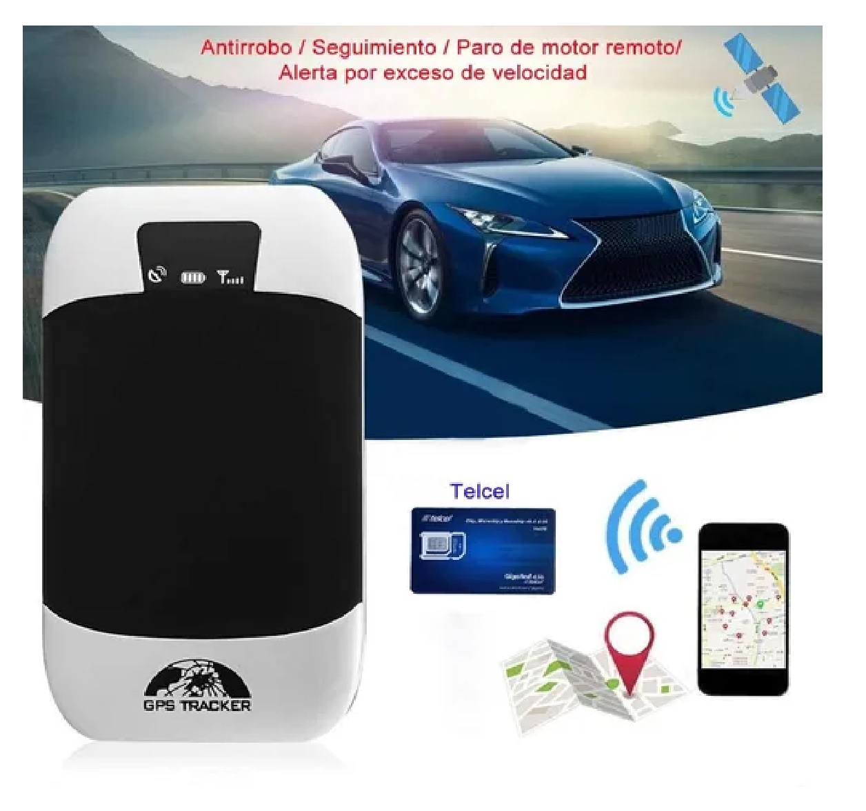 Localizador De Rastreo Gps/ Plataforma Estable