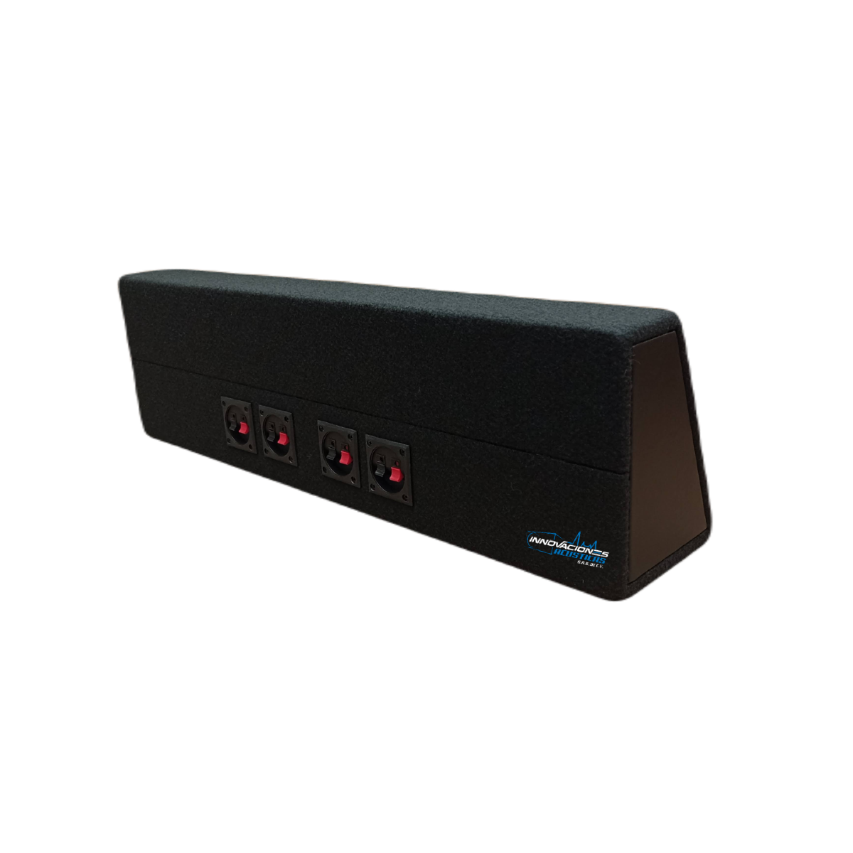 Cajon Doble Para Bocinas De 6.5 Pulgadas 142mm y 2 Tweeter Tipo Bala