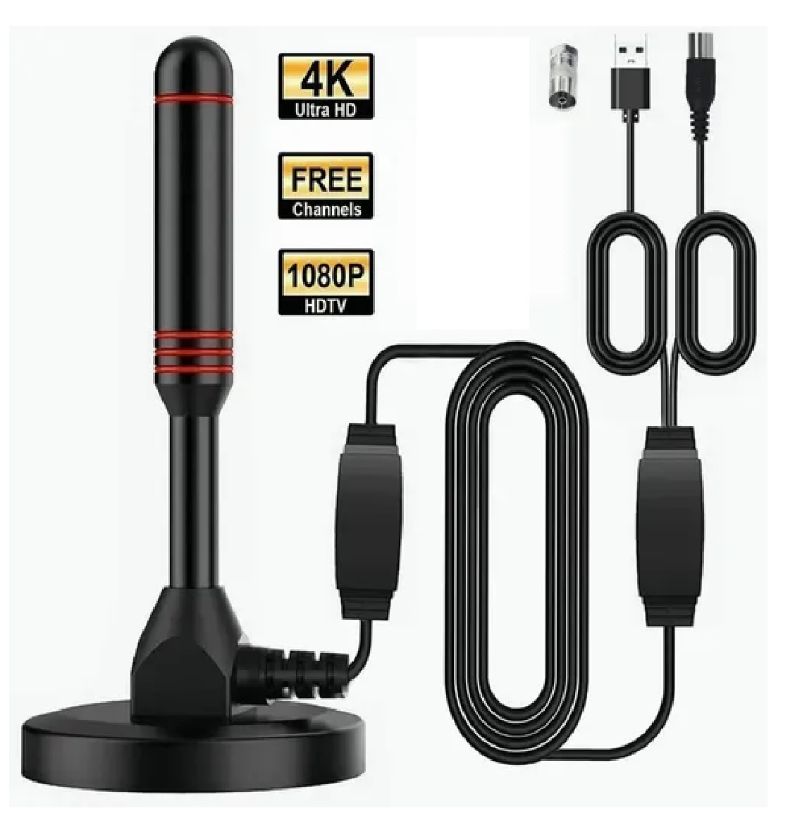 Antena De Tv Digital Para Interiores Hdtv 4