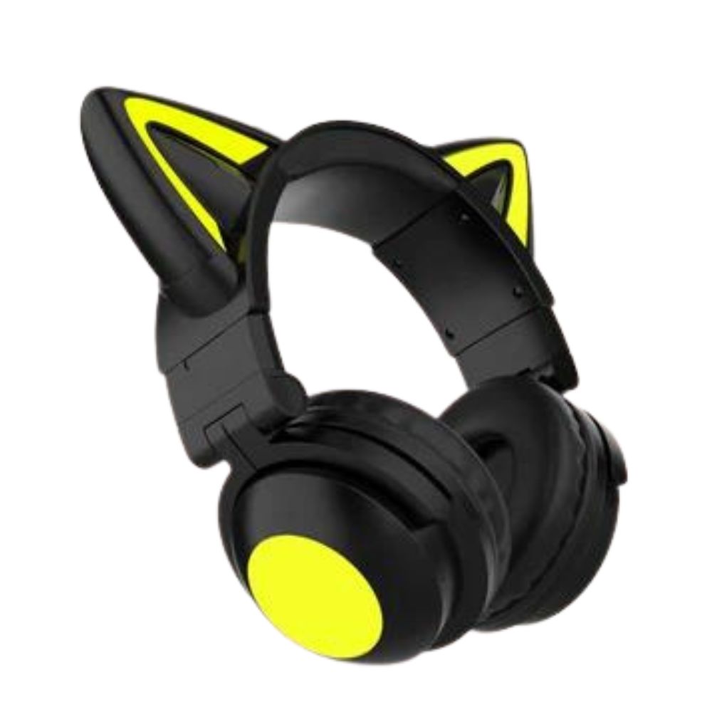 Audífonos inalámbricos Gaming Gadgets&Fun Diseño de gato con luces LED