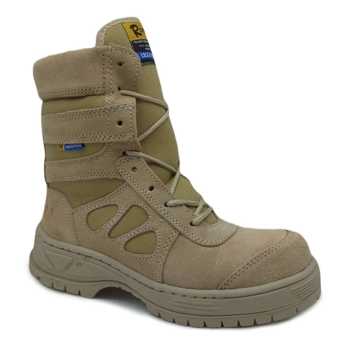 Bota Táctica Trabajo Militar Seguridad Cosida Casquillo 4094