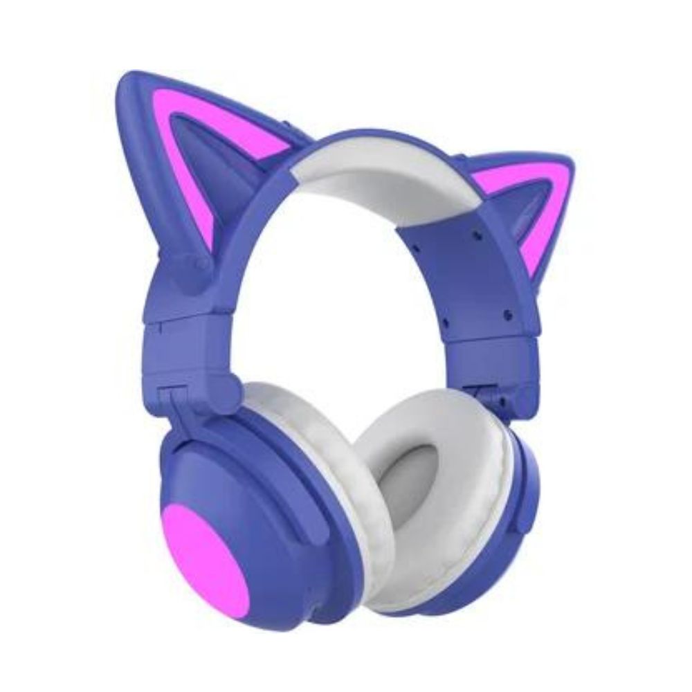 Audífonos inalámbricos Gaming Gadgets&Fun Diseño de gato con luces LED