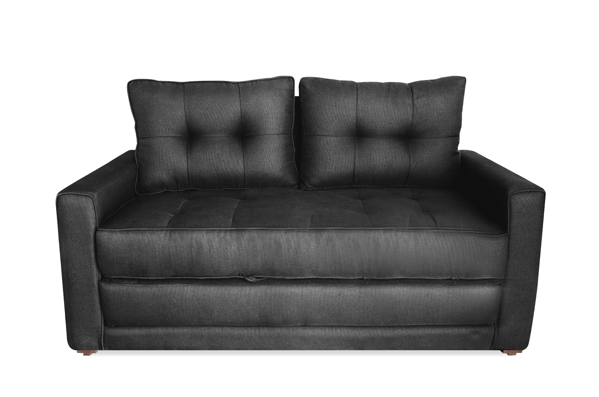 Sofá Cama Makora Monza 2 plazas Gris Oxford transformable en cama. El envío cubre un 80% del Territorio Nacional