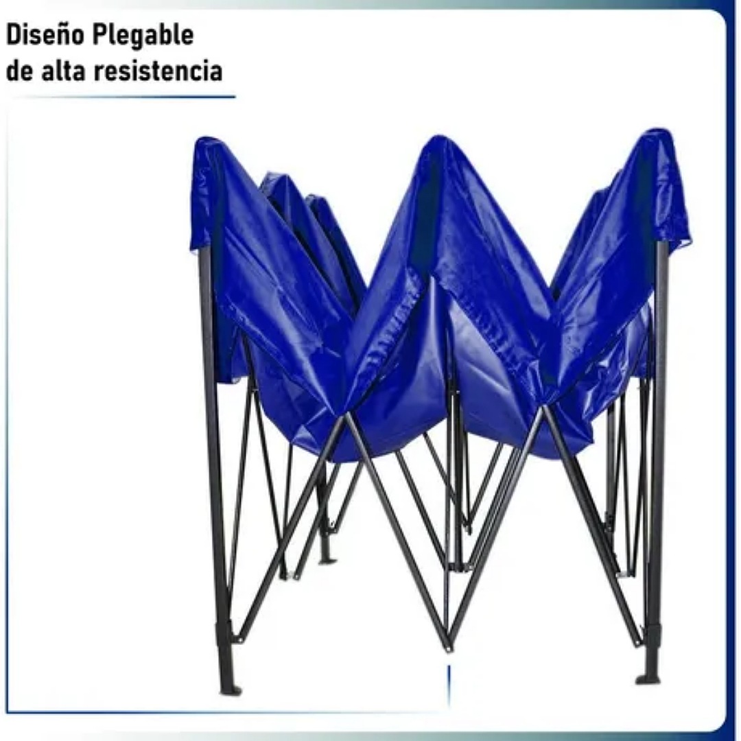 Carpa Toldo 3x3 Reforzado Plegable Impermeable Jardin 3 X 3