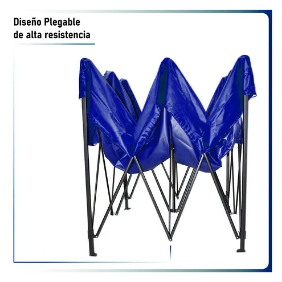 Carpa Toldo 3x3 Reforzado Plegable Impermeable Jardin 3 X 3