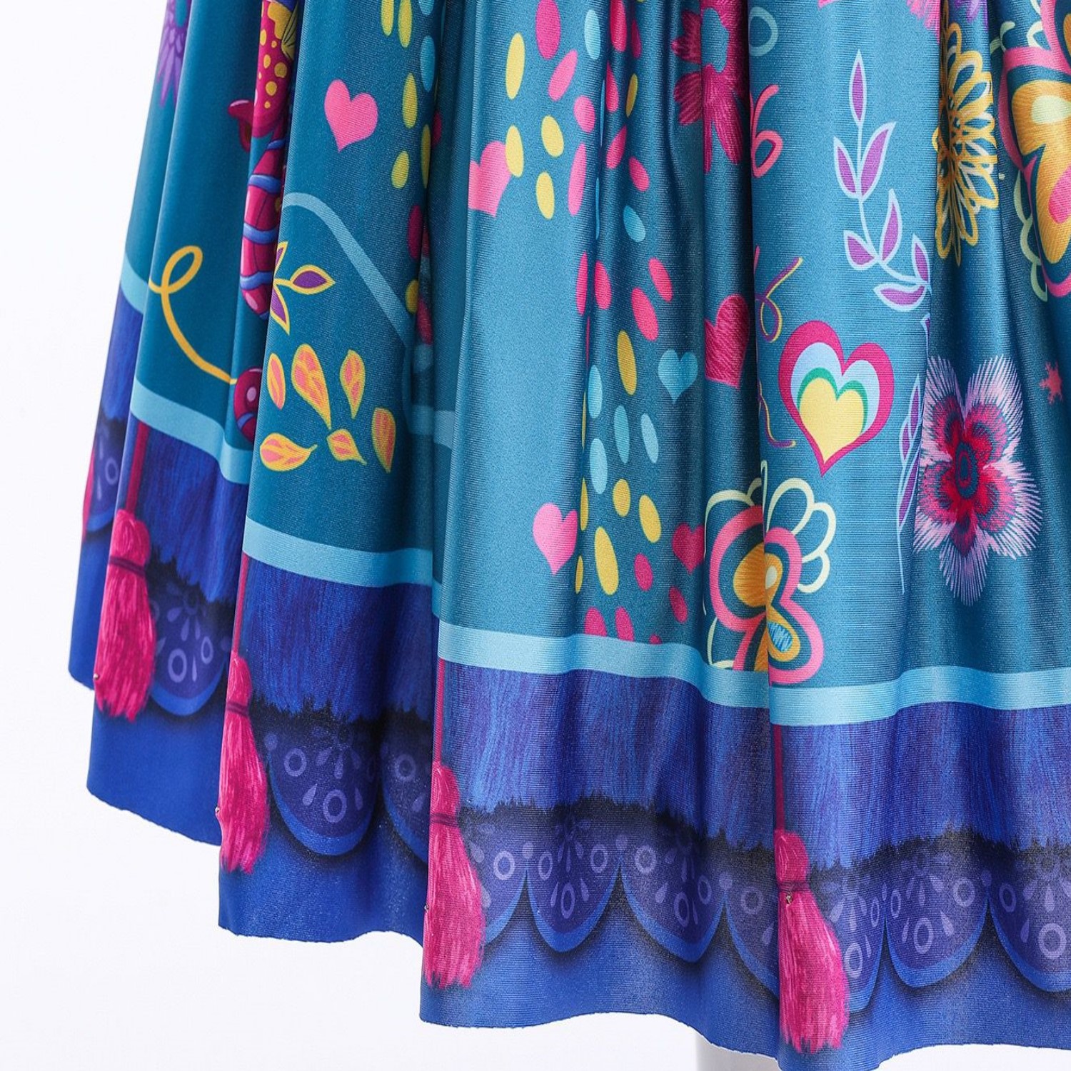 Disfraz de Mirabel Madrigal ENCANTO Vestido De Fiesta con bolsa 