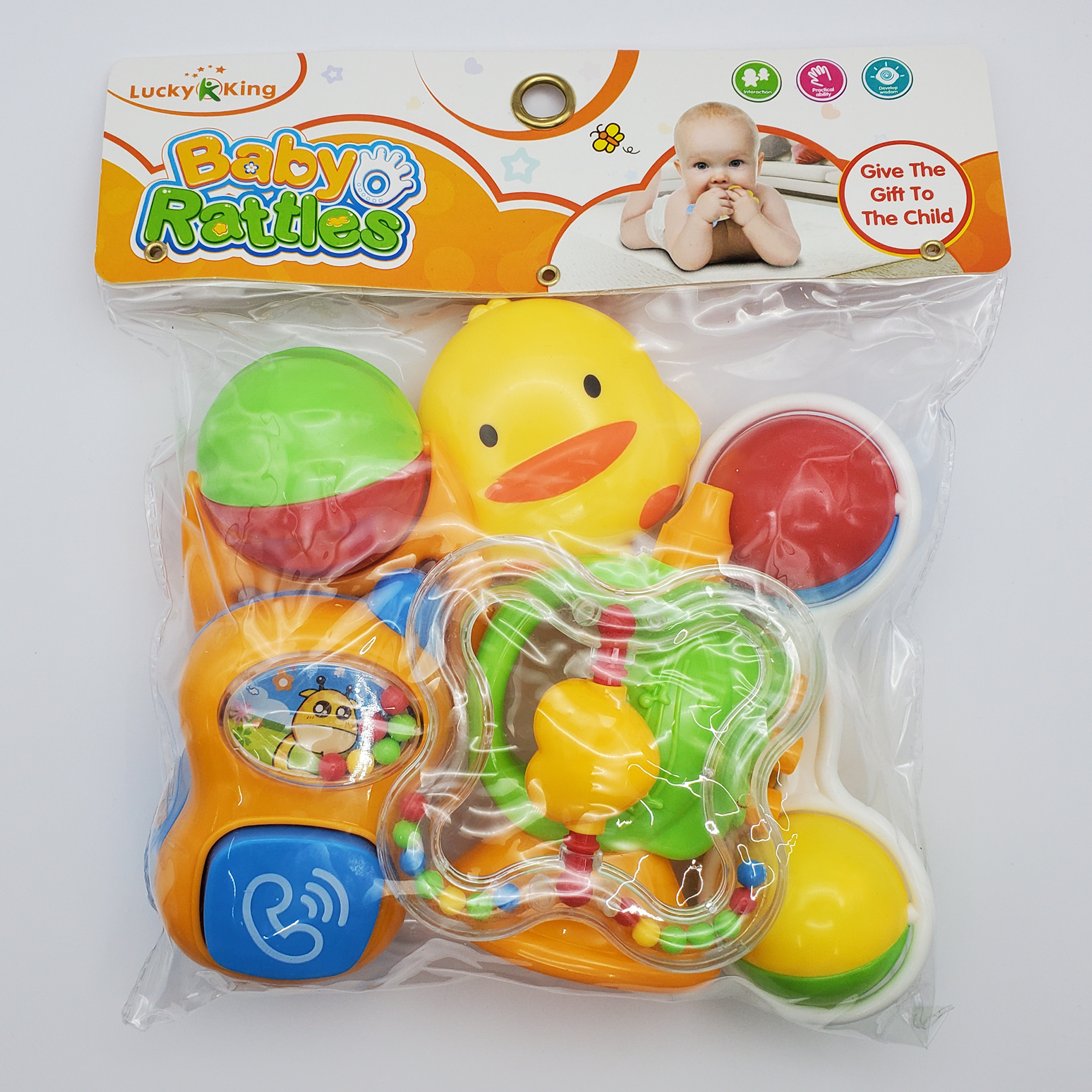 Juego De Sonajas Para Bebé 6 Piezas