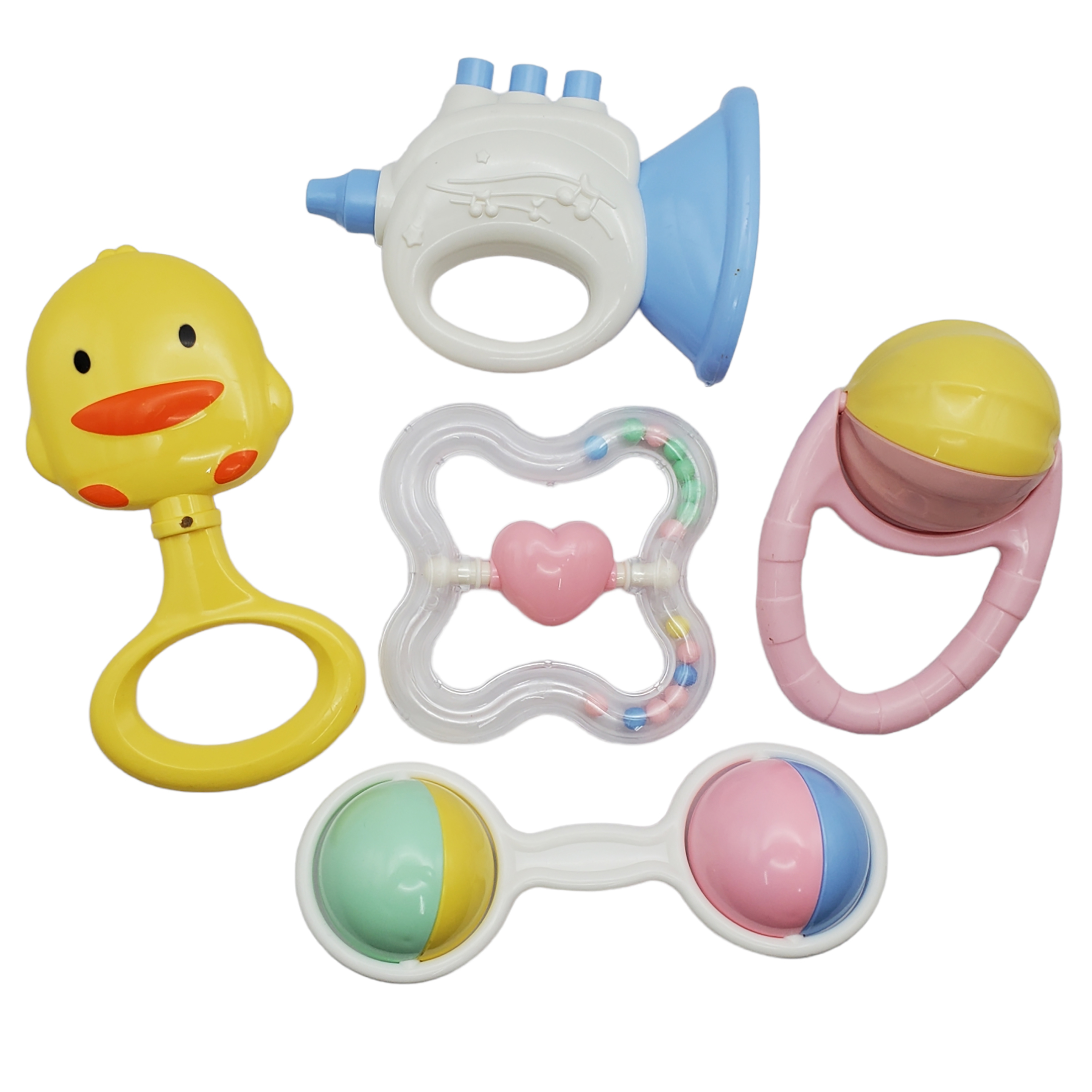 Juego De Sonajas Para Bebé 5 Piezas