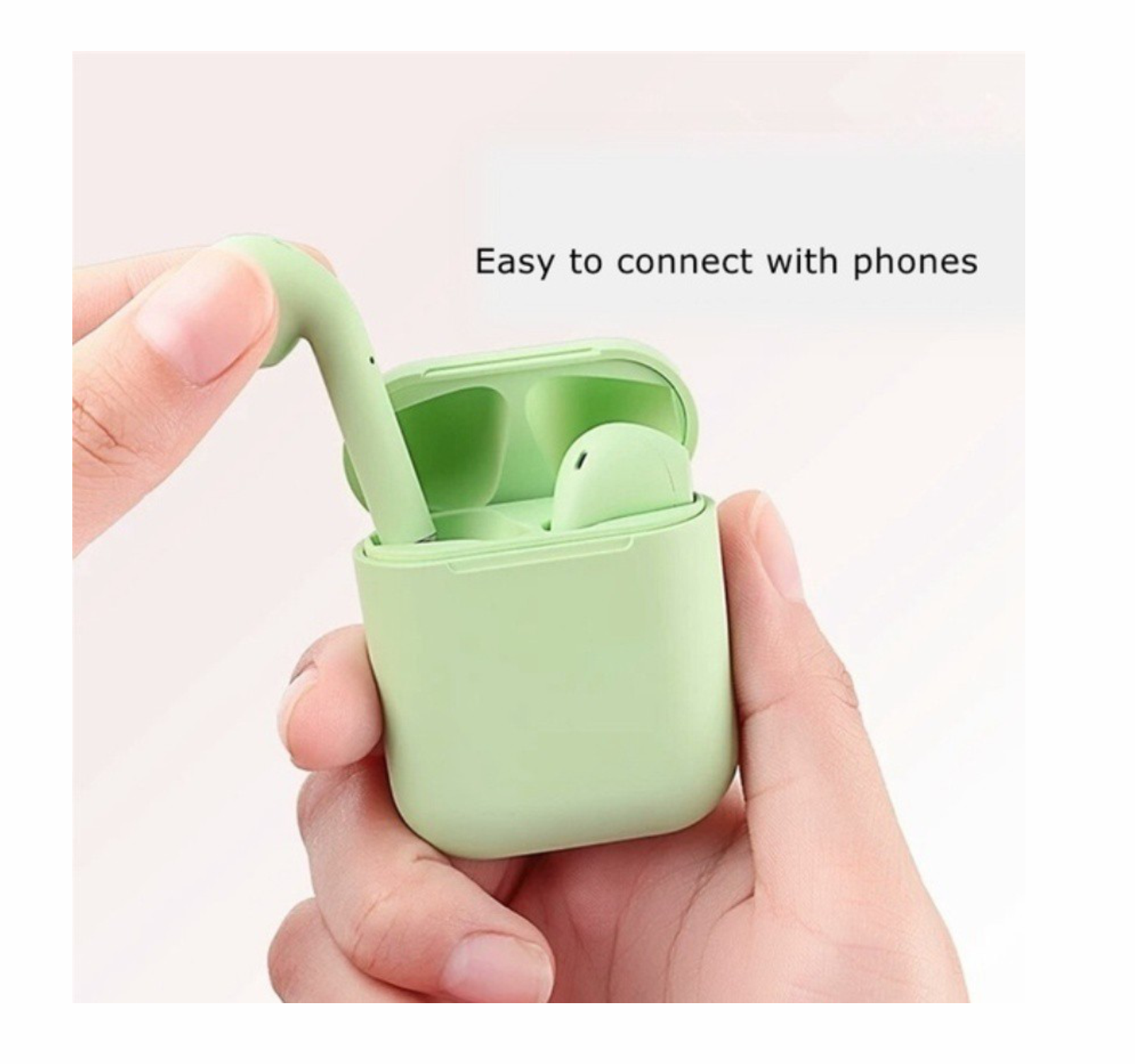 Audifonos airpods 1:1 bluetooth 5.0 manos libres estuche cargador touch inalambricos i12 mejor calidad de audio