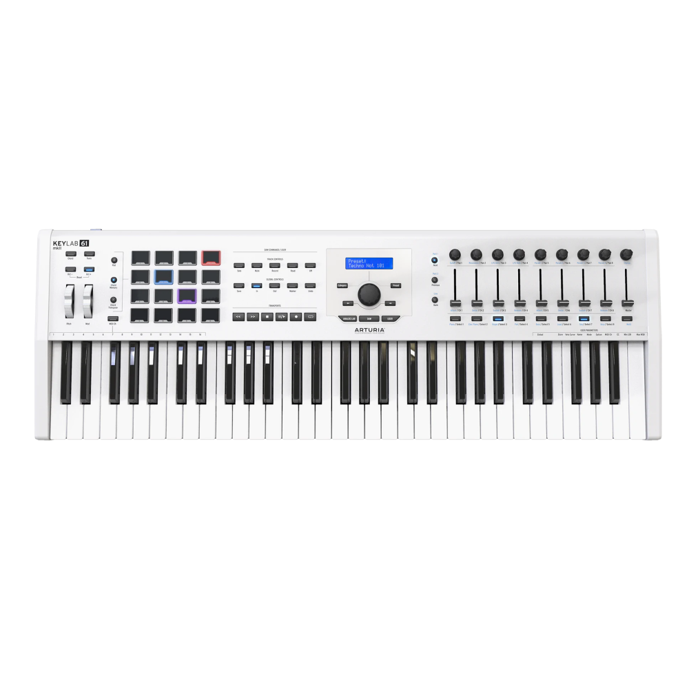 Controlador midi arturia keylab essential 61 teclas profesional