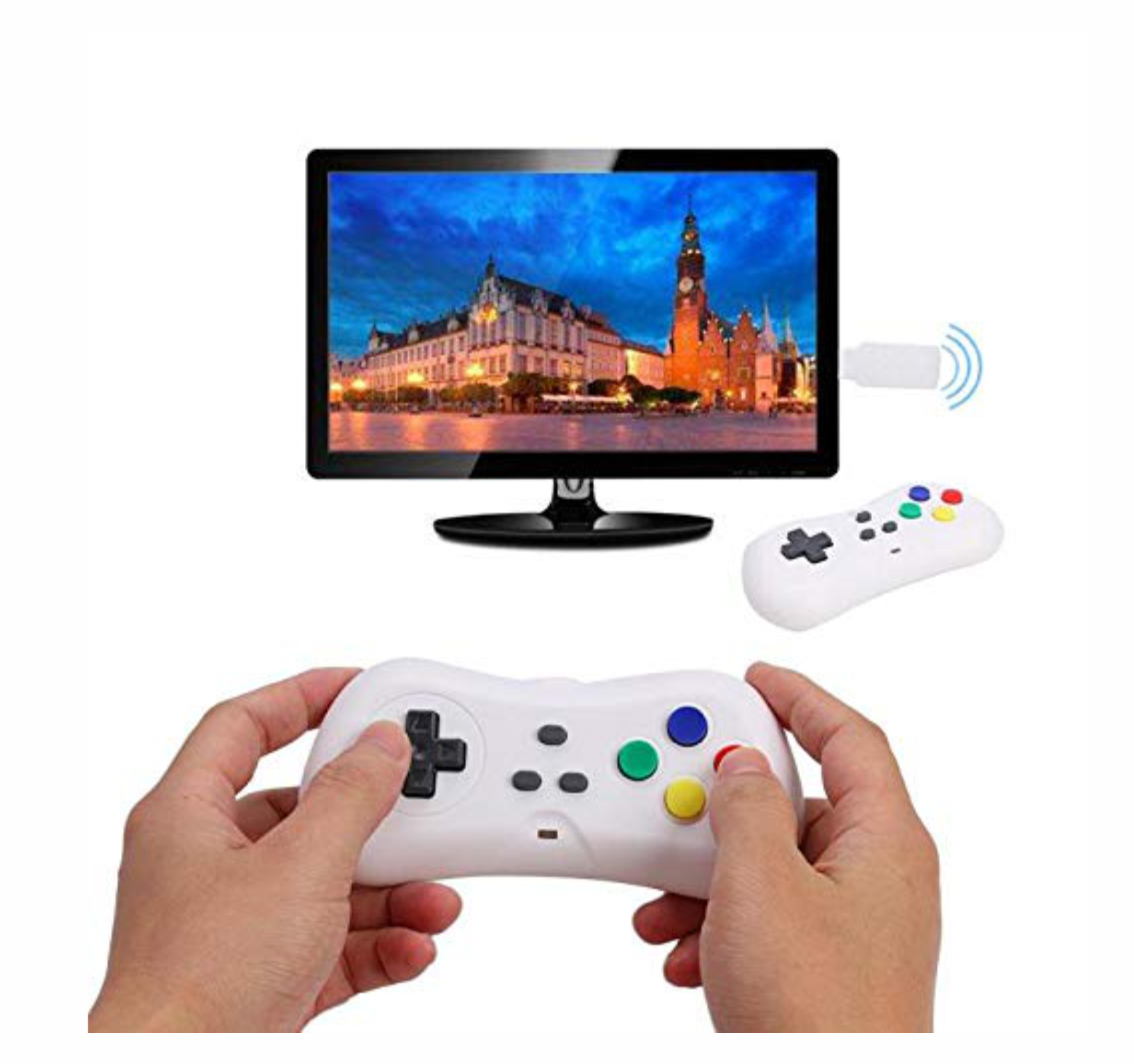 Mini consola de videojuegos retro controles inalambricos arcade 638 juegos Conexion hdmi