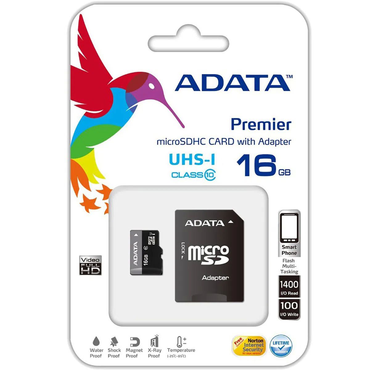 Tarjeta de memoria Adata Micro SD 16GB Clase 10