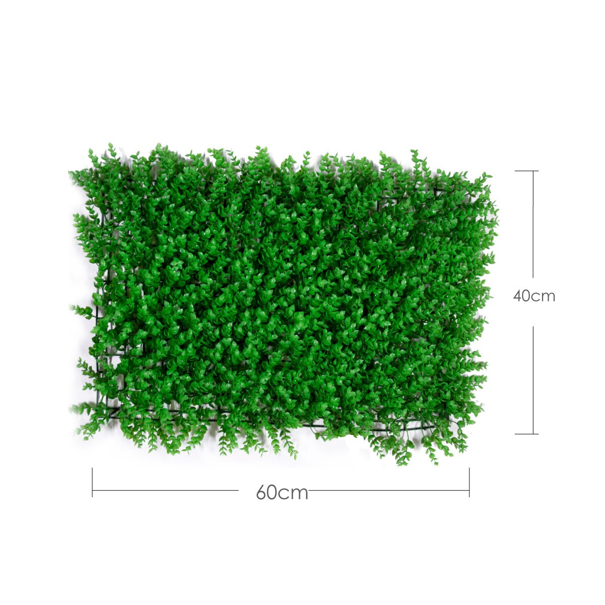 Follaje artificial 40x60 cm muro verde 4 piezas= 1m2 modelo tropical