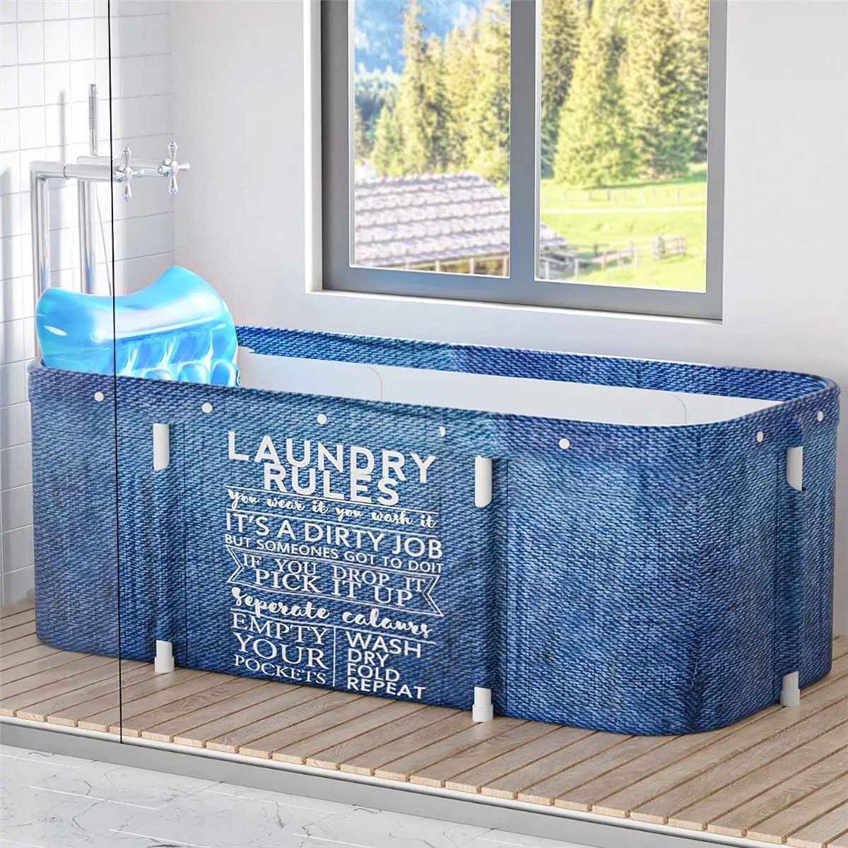 Tina De Baño Plegable Para 2 Personas