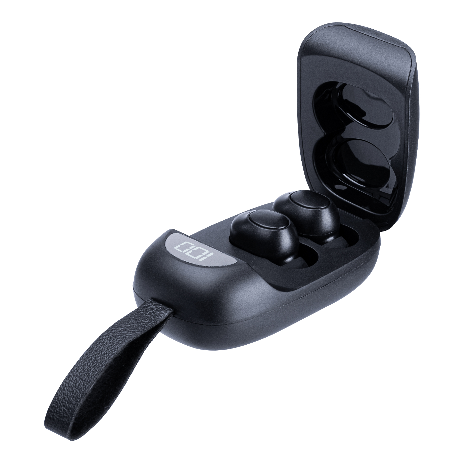 Audífonos Bluetooth TWS De Chícharo Manos Libres 2.5 Horas De Uso Color Negro