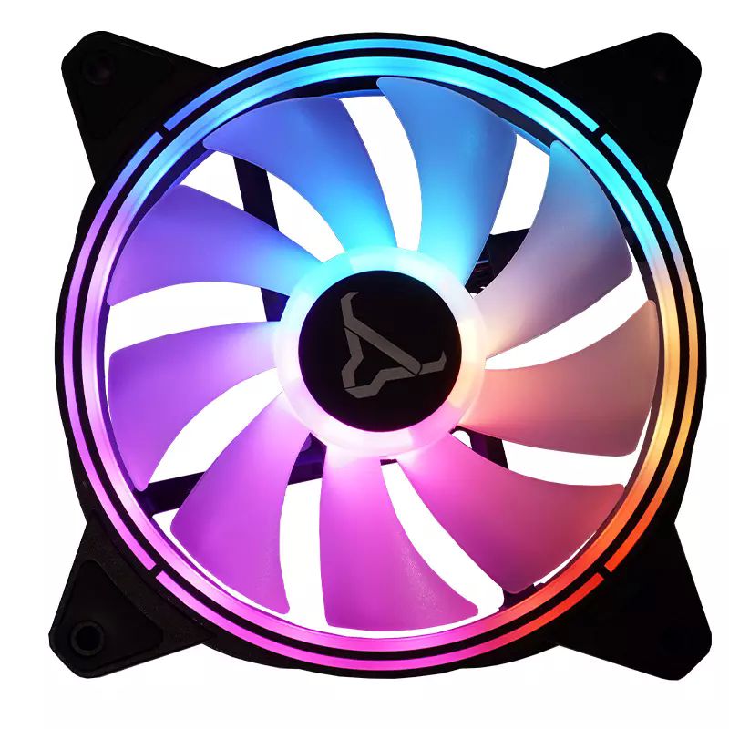 Kit de 3 Ventiladores para Gabinete Batauro ARGB + Tira LED ARGB Batauro 120mm Krn-700-Kit Negro