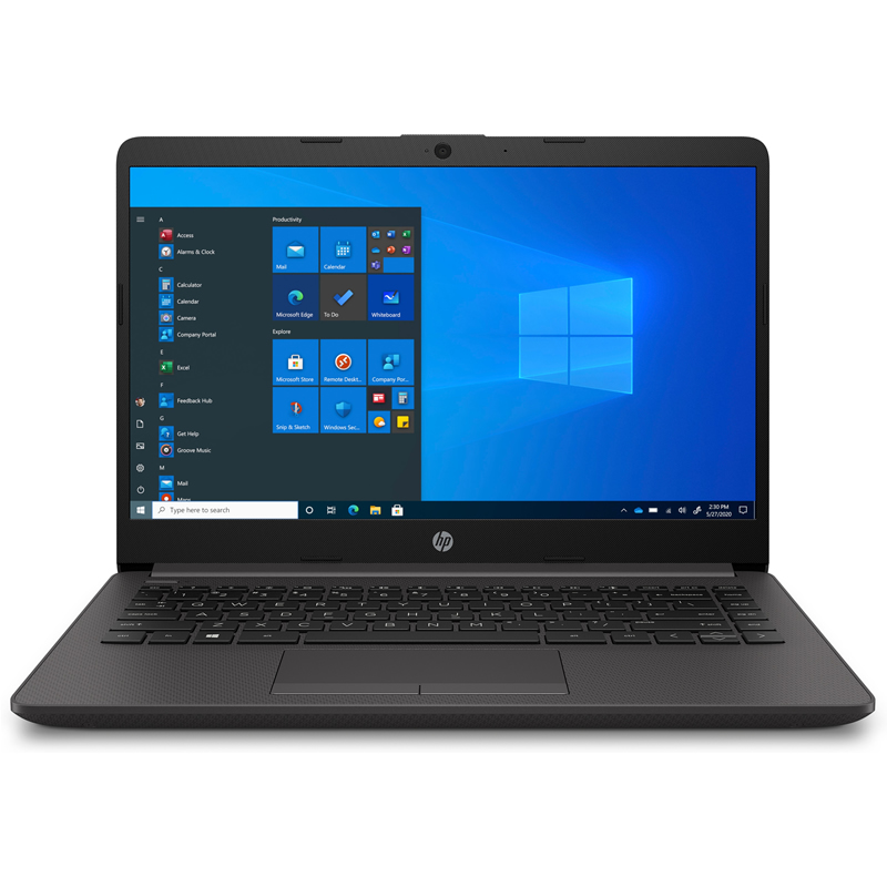Laptop HP 245 G8, 14 Pulgadas, AMD Ryzen 5 5500U, RAM 8GB, 256GB SSD, Windows 11 Pro, Negro