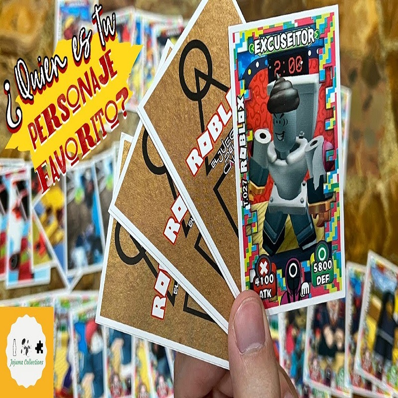 Paquete con 50 sobres de Roblox El juego del Calamar -Figurarte