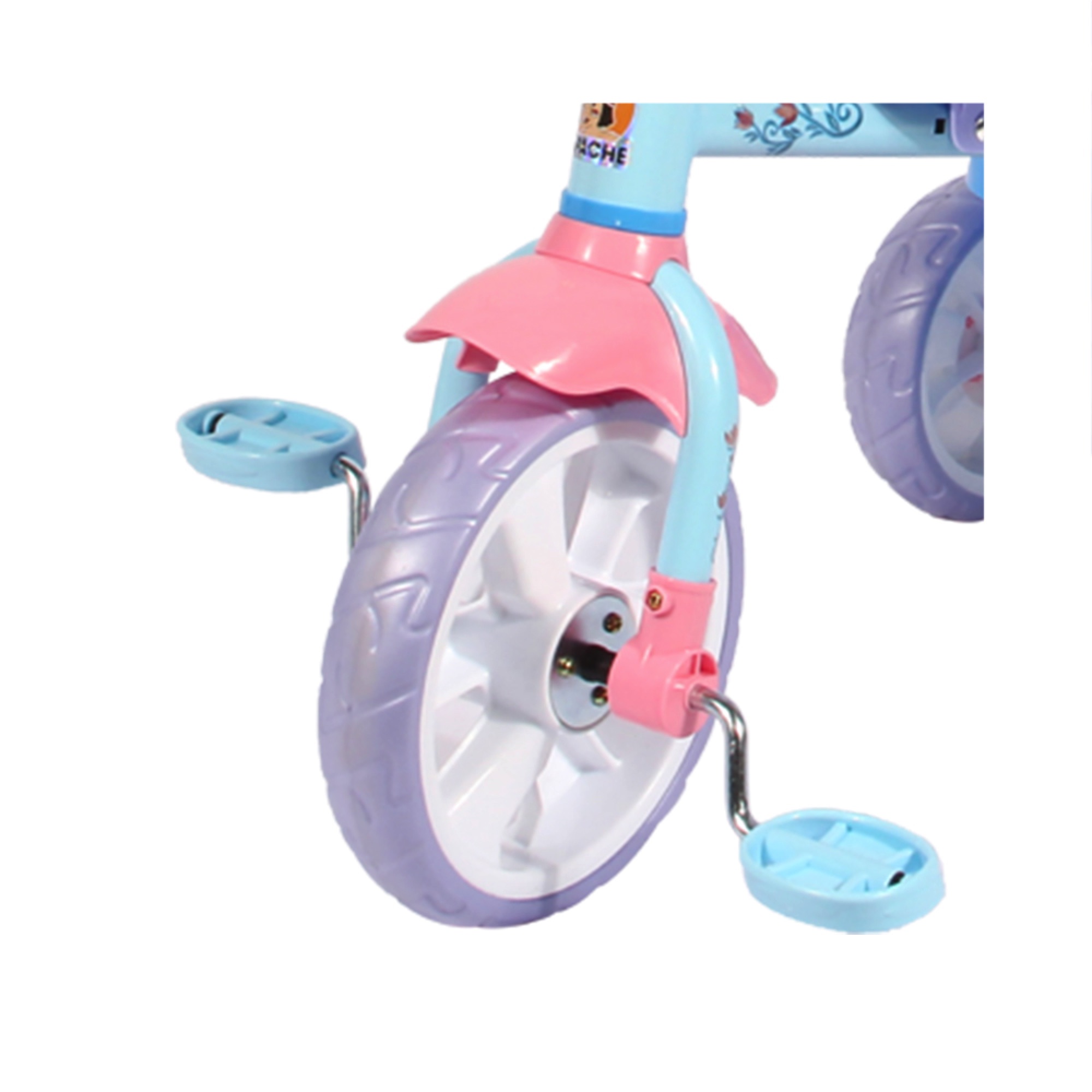 Apache  Triciclo  Frozen con cajuela y barra de empuje 