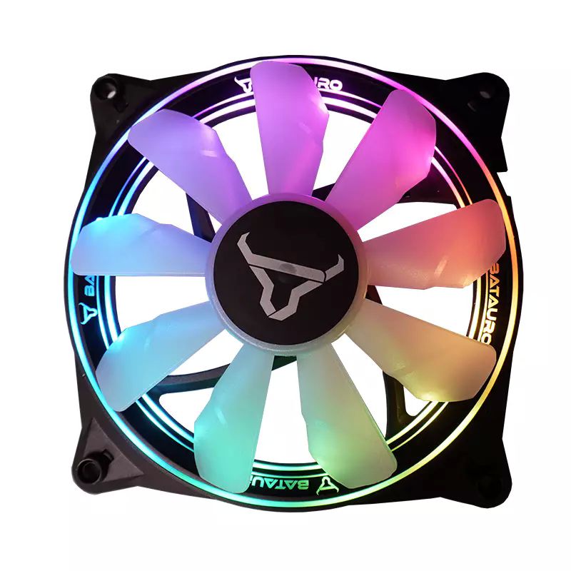 Kit de 3 Ventiladores para Gabinete Batauro ARGB + Tira LED ARGB Batauro 120mm Arx-600-Kit Negro