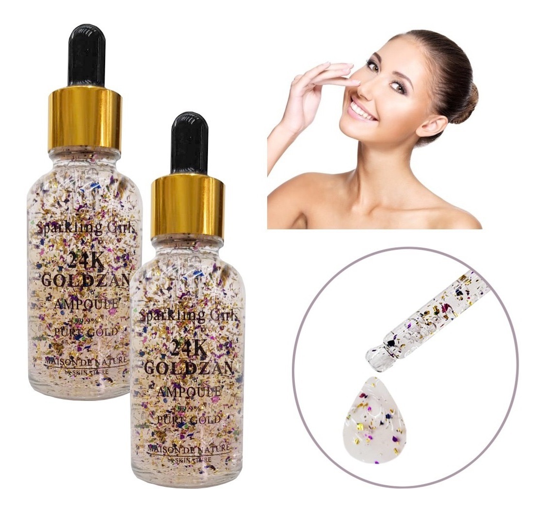 Serum Facial Golden 24k Sparkling Hidrata Limpieza Facial