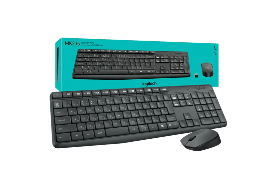 Combinacion de Teclado y Mouse Inalambricos MK235