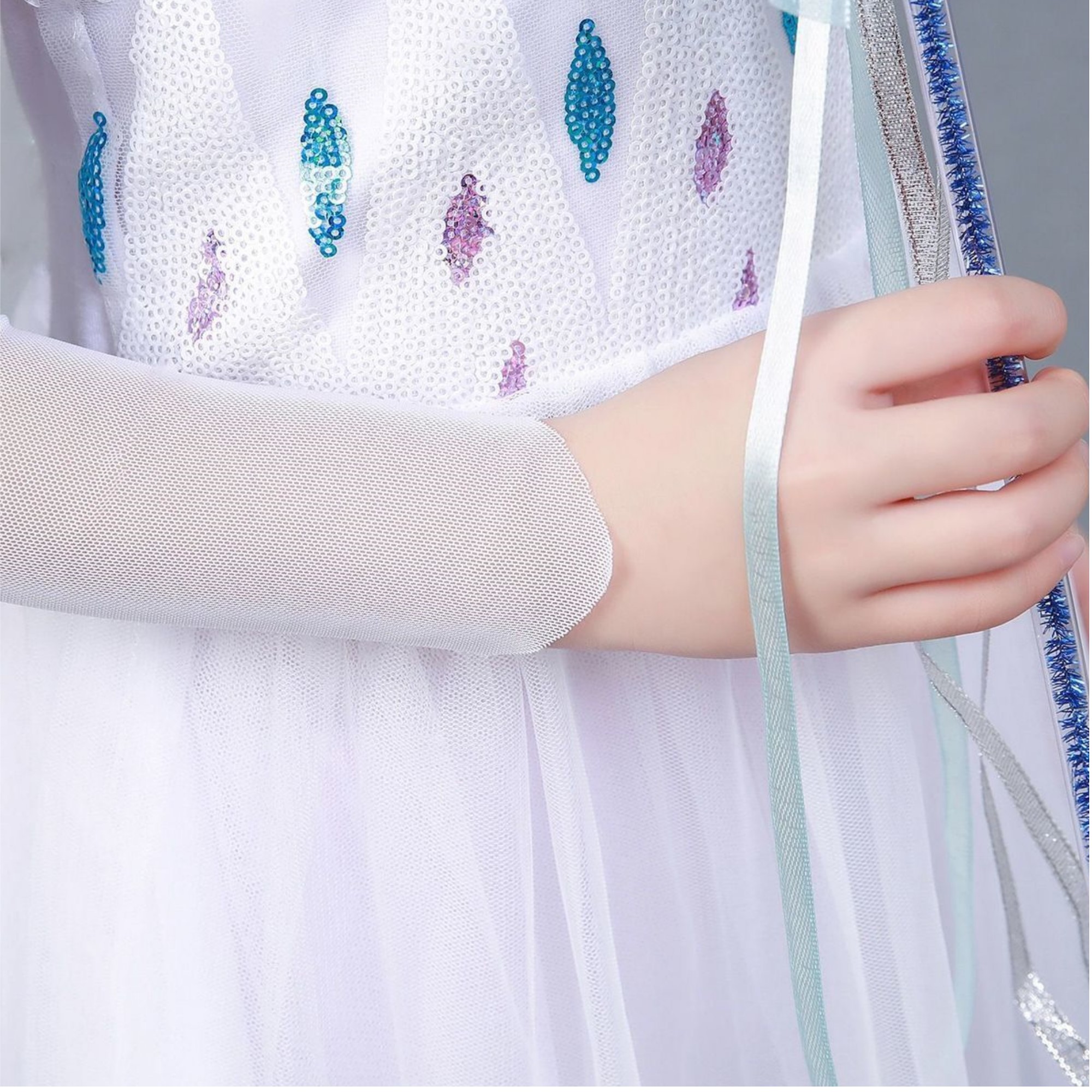 Vestido De Fiesta Disfraz Elsa Princesa Frozen