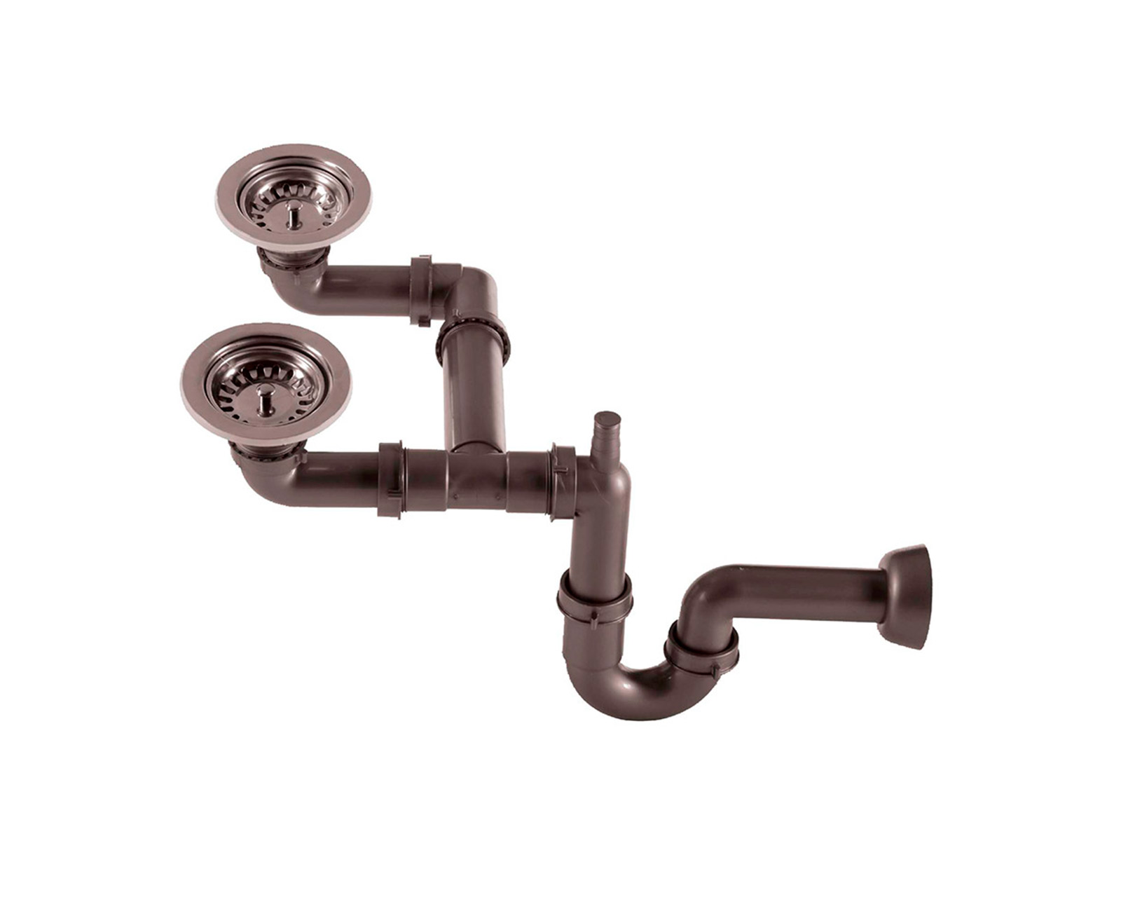 Kit De Fregadero 2 Tinas Calibre 20 Eb Técnica Super Lujo