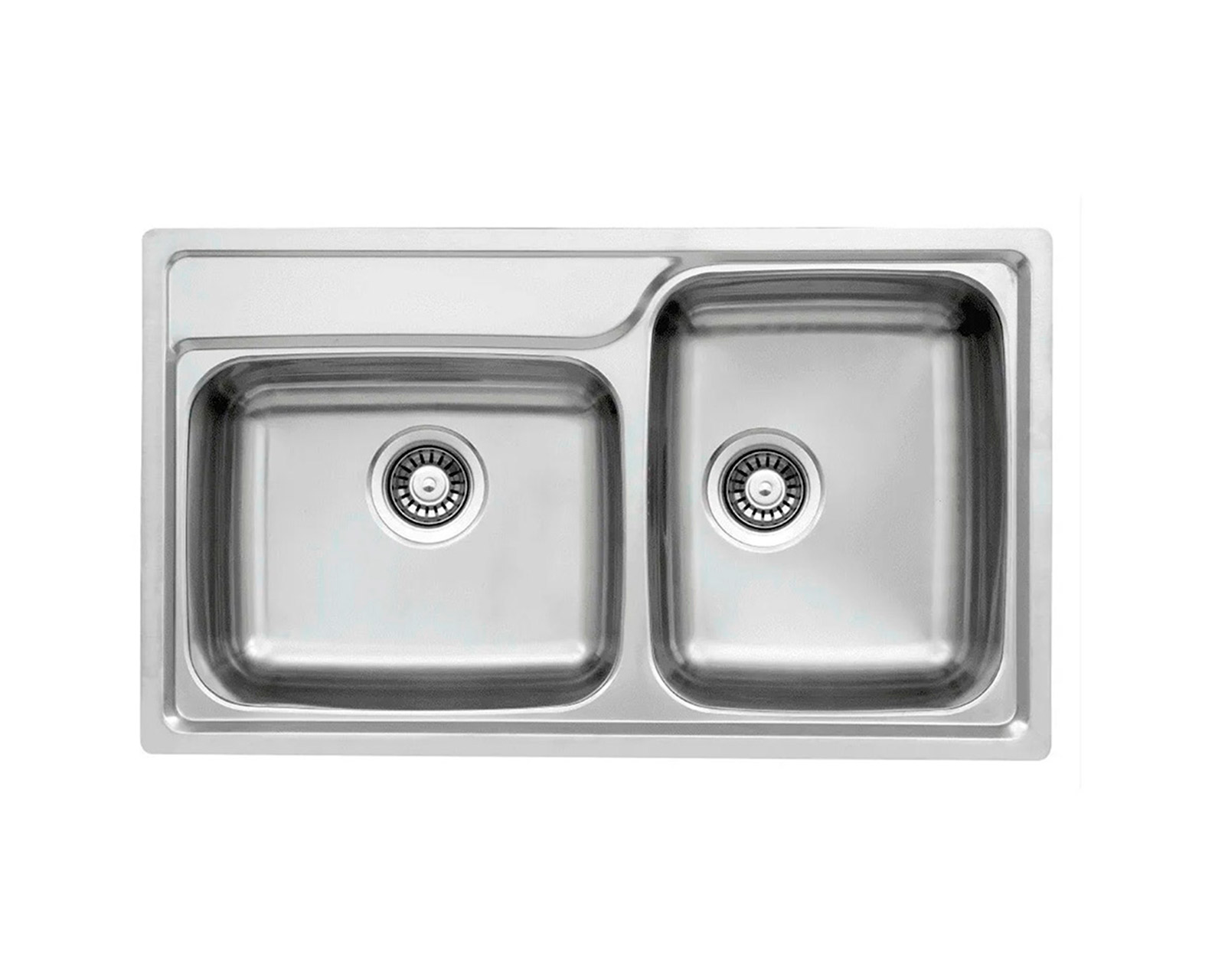 Kit De Fregadero 2 Tinas Calibre 20 Eb Técnica Super Lujo