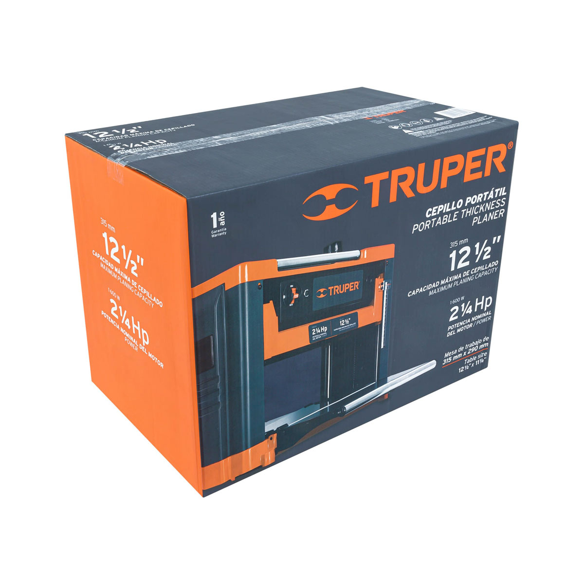 Cepillo para madera portátil 2-1/4" CEP-12 Truper.